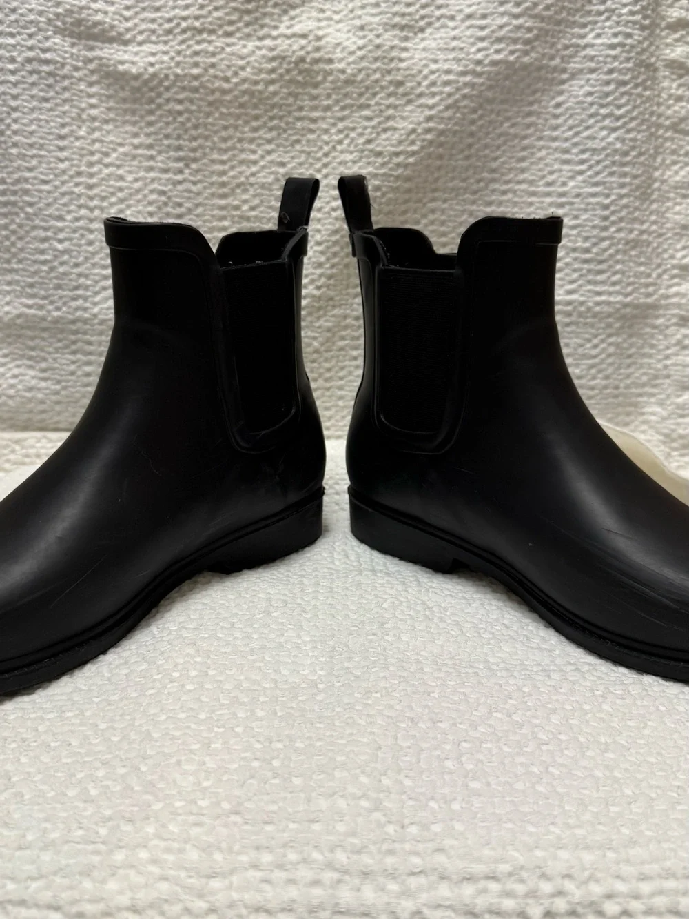 J.Crew | Black Chelsea Waterproof Rain Boots | Size = 8